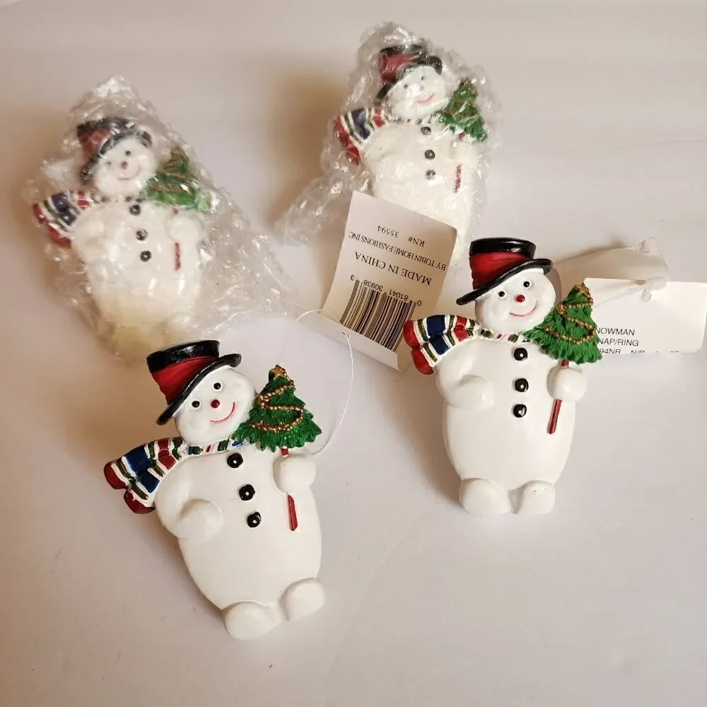 Snowmen Napkin Holders At of 4